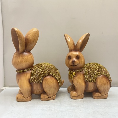 灵动萌趣，悦享生活 卡通兔子多功能茶台摆件